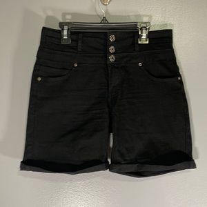 Silver Crush Black High-Waisted Shorts 3/$20